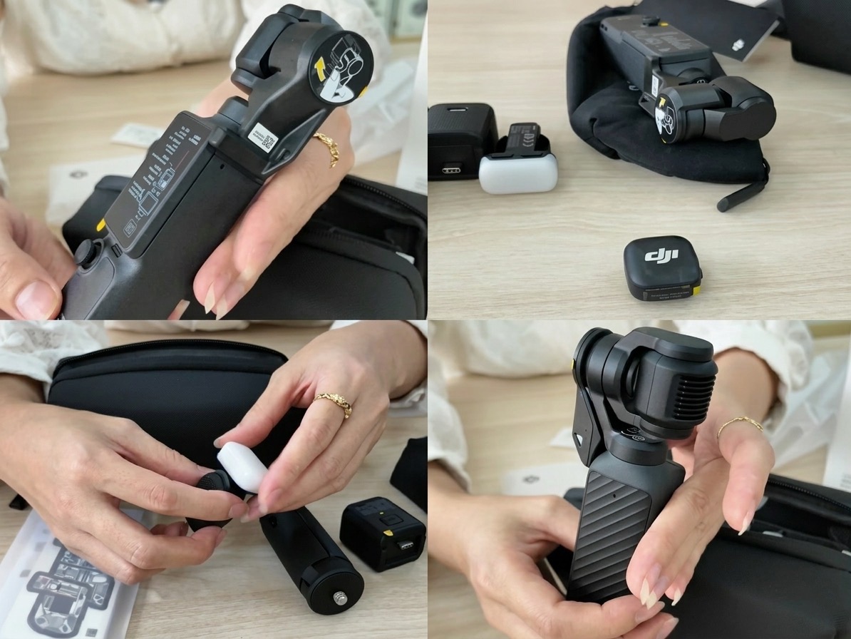 DJI Osmo Pocket 4 – Unboxing-Leak mit Zubehör und Gimbal-Kamera